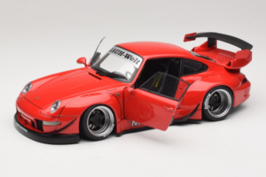 Porsche 911 993 RWB Rot Gun Grey Wheels AUTOart 1:18 78153 Komposit — Bild 2 von 8