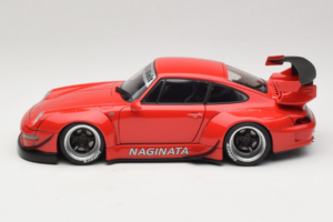 Porsche 911 993 RWB Rot Gun Grey Wheels AUTOart 1:18 78153 Komposit — Bild 4 von 8