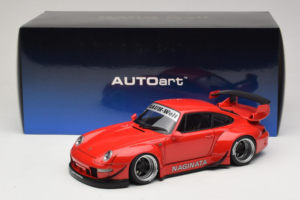 Porsche 911 993 RWB Rot Gun Grey Wheels AUTOart 1:18 78153 Komposit — Bild 8 von 8