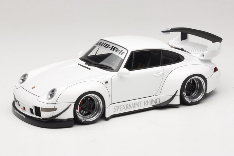 Porsche 911 993 RWB Weiß Gun Grey Wheels AUTOart 1:18 78150 Komposit