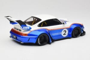 Porsche 911 993 RWB X Liberty Walk Weiß Mit Blau GT Spirit 1:18 GT530 Resin — Bild 2 von 8