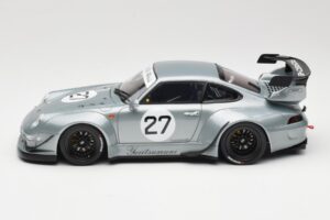 Porsche 911 993 RWB Yuiitsumuni Silber GT Spirit 1:18 GT522 Resin — Bild 3 von 6