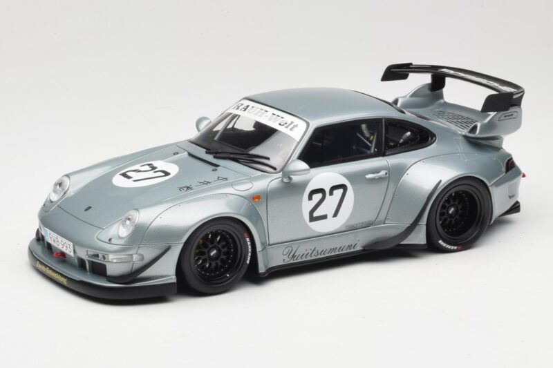 Porsche 911 993 RWB Yuiitsumuni Silber GT Spirit 1:18 GT522 Resin