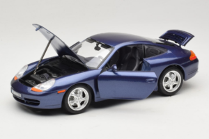 Porsche 911 996 Carrera Blau Bburago 1:18 WAP02100897 Druckguss — Bild 2 von 8