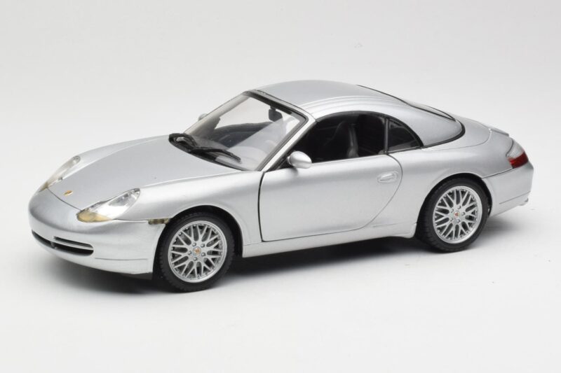 Porsche 911 996 Carrera Cabriolet Silber Hot Wheels 1:18 213595 Druckguss