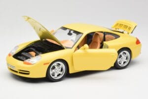 Porsche 911 996 Carrera Gelb Bburago 1:18 30085-M1 Druckguss — Bild 2 von 8