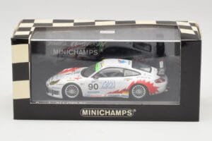 Porsche 911 996 GT3 RS #90 T2M J. Ickx / P. Rabineau 1000km Spa 2004 Minichamps 1:43 400046980 Druckguss — Bild 4 von 4