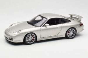 Porsche 911 996 GT3 Silber Hot Wheels 1:18 C2590 Druckguss