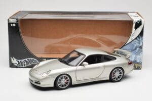 Porsche 911 996 GT3 Silber Hot Wheels 1:18 C2590 Druckguss — Bild 8 von 8