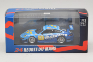 Porsche 911 GT3 R #77 M. Lieb / R. Lietz / W. Henzler 24 Hours of Le Mans 2009 Minichamps 1:43 400096977 Druckguss — Bild 4 von 5
