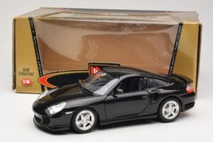 Porsche 911 996 Turbo Schwarz Bburago 1:18 3367 Druckguss — Bild 8 von 8
