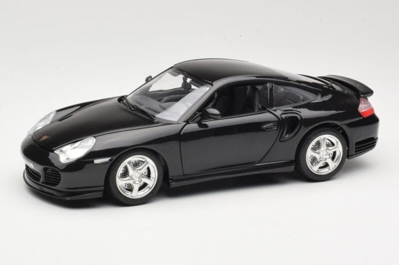 Porsche 911 996 Turbo Schwarz Bburago 1:18 3367 Druckguss