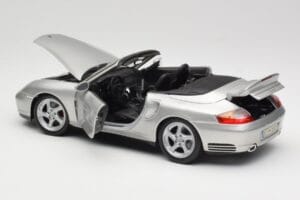 Porsche 911 996 Turbo Cabriolet Silber Maisto 1:18 31660 Druckguss — Bild 5 von 8