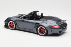 Porsche 911 997 Cabriolet Liberty Walk Grau GT Spirit 1:18 GT463 Resin — Bild 5 von 6
