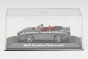 Porsche 911 997 Turbo Cabriolet Grey Metallic Minichamps 1:43 WAP02015216 Druckguss — Bild 4 von 5
