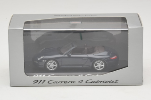 Porsche 911 997 Carrera 4 Cabriolet Dunkelblau Minichamps 1:43 WAP02015216-P1 Druckguss — Bild 4 von 4