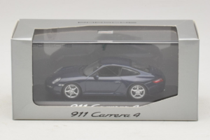 Porsche 911 997 Carrera 4 Dark Blue Metallic Minichamps 1:43 WAP02010016 Druckguss — Bild 3 von 3