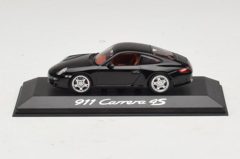 Porsche 911 997 Carrera 4S Schwarz Minichamps 1:43 Porsche 911 997 Carrera 4S Schwarz Minichamps 1:43 WAP02010116 Druckguss