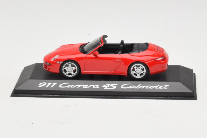 Porsche 911 997 Carrera 4S Cabriolet Rot Minichamps 1:43 WAP02015316 Druckguss