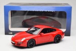 Porsche 911 997 Carrera 4S Rot Norev 1:18 187510 Druckguss — Bild 8 von 8