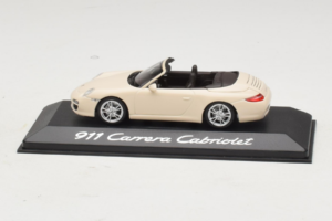Porsche 911 997 Carrera Cabriolet Weiß Minichamps 1:43 WAP02001118 Druckguss