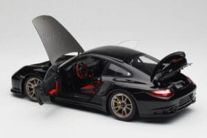 Porsche 911 997 GT2 RS Schwarz & Silber Felgen Minichamps 1:18 100069401 Druckguss — Bild 5 von 8