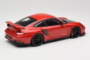 Porsche 911 997 GT2 RS Rot Mit Schwarzen Felgen Minichamps 1:18 100069407 Druckguss — Bild 3 von 8