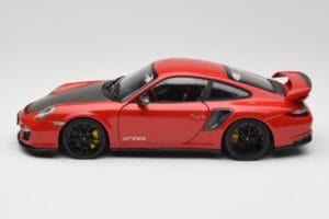 Porsche 911 997 GT2 RS Rot Mit Schwarzen Felgen Minichamps 1:18 100069407 Druckguss — Bild 4 von 8