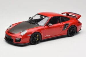 Porsche 911 997 GT2 RS Rot Mit Schwarzen Felgen Minichamps 1:18 100069407 Druckguss