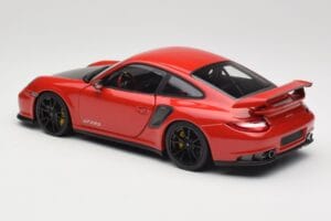 Porsche 911 997 GT2 RS Rot Mit Schwarzen Felgen Minichamps 1:18 100069407 Druckguss — Bild 7 von 8