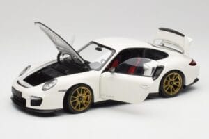 Porsche 911 997 GT2 RS Weiß & Gold Felgen Minichamps 1:18 100069406 Druckguss — Bild 2 von 8