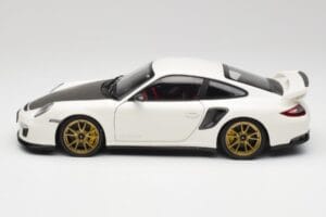 Porsche 911 997 GT2 RS Weiß & Gold Felgen Minichamps 1:18 100069406 Druckguss — Bild 4 von 8