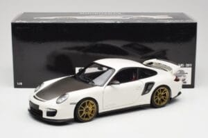 Porsche 911 997 GT2 RS Weiß & Gold Felgen Minichamps 1:18 100069406 Druckguss — Bild 8 von 8