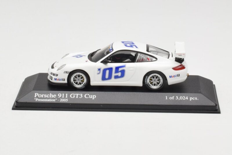 Porsche 911 997 GT3 Cup #5 Presentation 2005 Minichamps 1:43 400056400 Druckguss