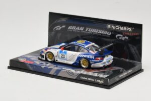 Porsche 911 997 GT3 #23 24 Hours Nurburgring 2008 Minichamps 1:43 437086823 Druckguss — Bild 3 von 4