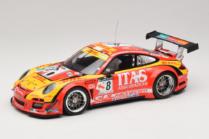 Porsche 911 997 GT3 R #8 De Lorenzi Racing De Lorenzi 24 Hours of Spa 2011 Minichamps 1:18 151118918 Druckguss