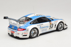 Porsche 911 997 GT3 R #53 Muhlner Motorsport P-Y. Vannelet / U. Peyroles Class Winners 24 Hours of Spa 2010 Minichamps 1:18 1 — Bild 2 von 6