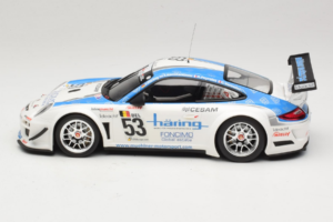 Porsche 911 997 GT3 R #53 Muhlner Motorsport P-Y. Vannelet / U. Peyroles Class Winners 24 Hours of Spa 2010 Minichamps 1:18 1 — Bild 3 von 6