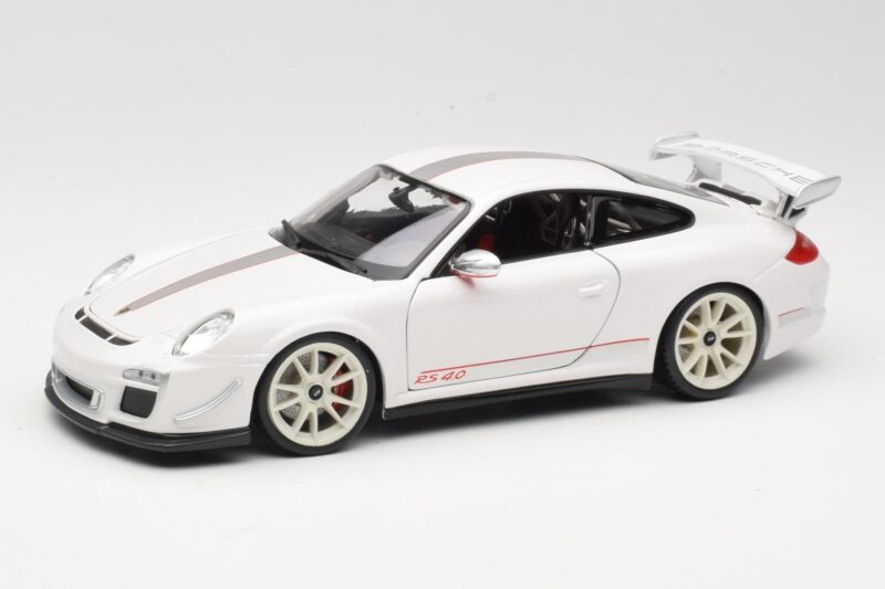 Porsche 911 997 GT3 RS 4.0 Weiß Bburago 1:18 18-11036 Druckguss