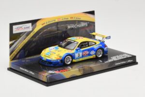 Porsche 911 997 GT3 RSR #3 24 Hours Nurburgring 2008 Minichamps 1:43 437087803 Druckguss — Bild 2 von 4
