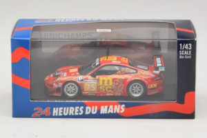 Porsche 911 997 GT3 RSR #75 O. Young / P. Hesnault 24 Hours of Le Mans 2009 Minichamps 1:43 400096975 Druckguss — Bild 4 von 4