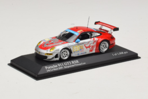 Porsche 911 997 GT3 RSR #80 J. Bergmeister / S. Neiman / D. Law 24 Hours of Le Mans 2009 Minichamps 1:43 400096980 Druckguss — Bild 2 von 4