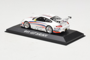 Porsche 911 997 GT3 RSR Weiß Mit Blauen und Orangen Streifen 2007 Minichamps 1:43 WAP02000618 Druckguss — Bild 3 von 4