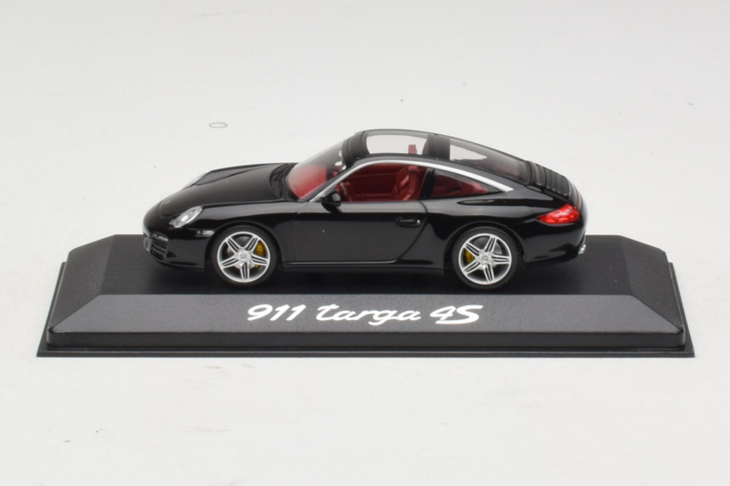 Porsche 911 997 Targa 4S Schwarz Minichamps 1:43 WAP02002518 Druckguss