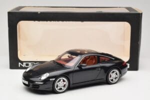 Porsche 911 997 Targa Schwarz Norev 1:18 187506 Druckguss — Bild 8 von 8