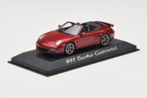 Porsche 911 997 Turbo Cabriolet Rot Minichamps 1:43 WAP0200130A Druckguss — Bild 2 von 4