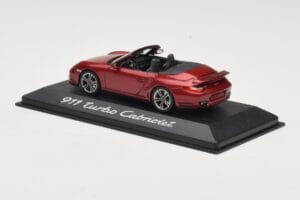 Porsche 911 997 Turbo Cabriolet Rot Minichamps 1:43 WAP0200130A Druckguss — Bild 3 von 4