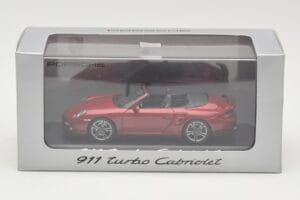 Porsche 911 997 Turbo Cabriolet Rot Minichamps 1:43 WAP0200130A Druckguss — Bild 4 von 4