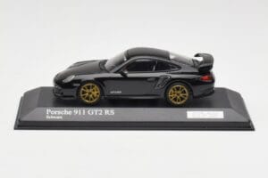Porsche 911 997.2 GT2 RS Schwarz mit Goldenen Felgen Minichamps 1:43 400069402 Druckguss