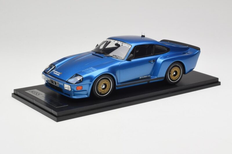 Porsche 911 930 Almeras Biturbo 3.3 Blau Kess 1:18 KE18005A Resin